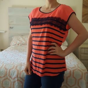 5/$25 heartsoul striped top